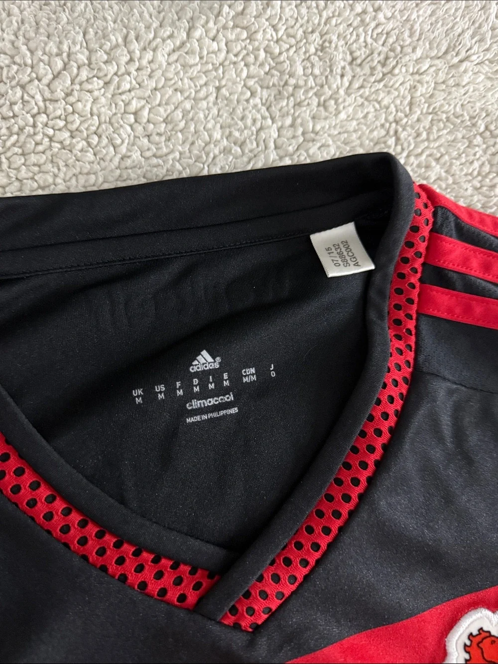 RARE Bayer 04 Leverkusen #10 Hakan Calhanoglu 2015-16 Adidas Home Jersey